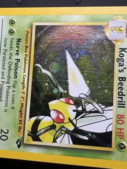 Pokemon TCG WOTC Gym Challenge Koga’s Beedrill 9/132 Holo - Image 5