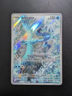 Pokemon TCG Journey Together Articuno Card 161/159 Illustration Rare NM - Image 1