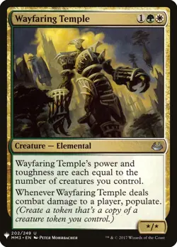 1x Wayfaring Temple MTG Mystery Booster NM Magic Regular - Image 1