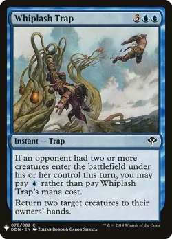 1x Whiplash Trap MTG Mystery Booster NM Magic Regular - Image 1