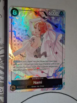 Nami OP15-086 SR Alt Art Parallel Wedding Dress One Piece TCG English NM - Image 2