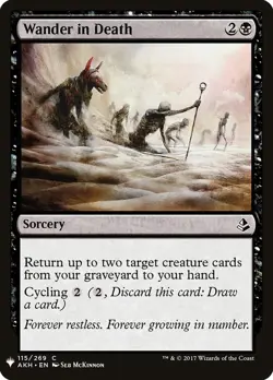 1x Wander in Death MTG Mystery Booster NM Magic Regular - Image 1