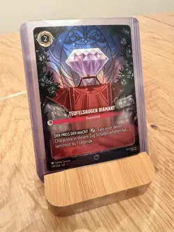 Disney Lorcana Devil's Eye Diamond 218/204 ENCHANTED Archazia's Island - German - Image 3