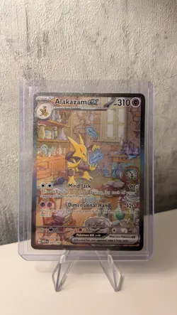 Pokemon Alakazam EX TCG 201/165 Scarlet Violet 151 Sir English - Image 1