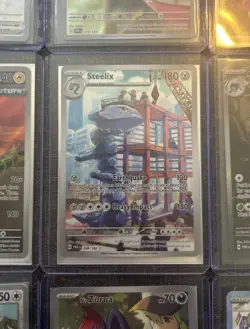 Pokemon TCG Steelix Paradox Rift Holo Card 208/182 Illustration Rare, NM/M - Image 2