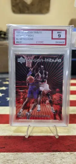 1996 Upper Deck Jordan Tribute #MJ57 Michael Jordan Mj Impressions🇺🇸MINT 9🇺🇸 - Image 1