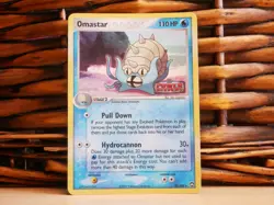 Pokemon OMASTAR 20/108 REVERSE HOLO | MP Moderate Play | EX Power Keepers | 2006 - Image 1