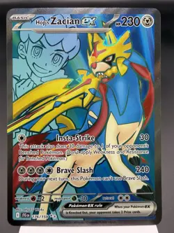 Hop’s Zacian ex 176/159 - Full Art Holo - Journey Together Pokemon Card MINT - Image 1