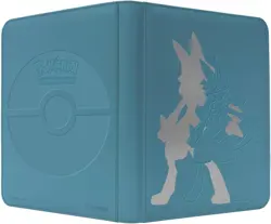 Ultra Pro Pokemon Lucario 9 Pocket Zippered PRO Binder Trading Card Album Ages 6 - Image 1