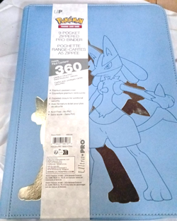 Ultra Pro Pokemon Lucario 9 Pocket Zippered PRO Binder Trading Card Album Ages 6 - Image 3
