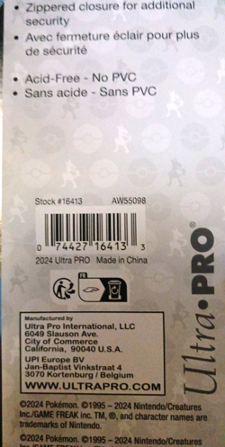 Ultra Pro Pokemon Lucario 9 Pocket Zippered PRO Binder Trading Card Album Ages 6 - Image 4