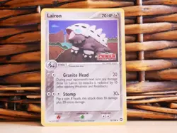Pokemon LAIRON 32/108 REVERSE HOLO | MP Moderate Play | EX Power Keepers | 2006 - Image 1