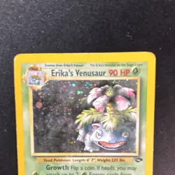 Pokemon Erika's Venusaur Gym Challenge Holo Rare Card 4/132 Unlimited 90HP - Image 2