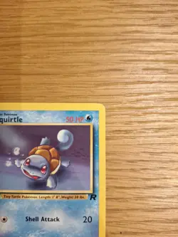 Pokemon Squirtle TCG Team Rocket Card 68/82 1st Edition Common NM - Image 3