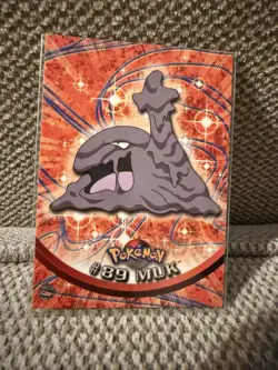 Topps Pokemon Card - Muk #89 - Blue Logo - Non Holo - Image 1