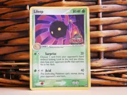 Pokemon LILEEP 52/108 REVERSE HOLO | LP Light Play | EX Power Keepers | 2006 - Image 1