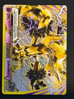 POKEMON Card Trevenant Break 66/122 Breakpoint Holo Near Mint Free P&P - Image 1