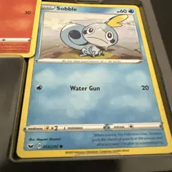 Pokemon TCG Scorbunny Grookey Sobble 3 Card Promo Set With Player Coin Marker - Image 3