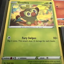 Pokemon TCG Scorbunny Grookey Sobble 3 Card Promo Set With Player Coin Marker - Image 5
