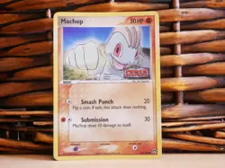 Pokemon MACHOP 53/108 REVERSE HOLO | HP Heavy Play | EX Power Keepers | 2006 - Image 1