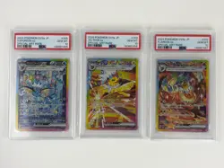 PSA 10 Terastal Festival Flareon Vaporeon Jolteon ex SAR Set sv8a Pokemon Card - Image 1