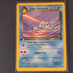 Pokemon Cards - Dark Golduck 37/82 - Team Rocket 1st Edition WOTC - NM - Image 1