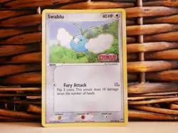 Pokemon SWABLU 66/108 REVERSE HOLO | D Damaged | EX Power Keepers | 2006 - Image 1