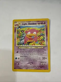 Pokemon Card - Light Slowbro Neo Destiny 51/105 Uncommon NM - Image 1