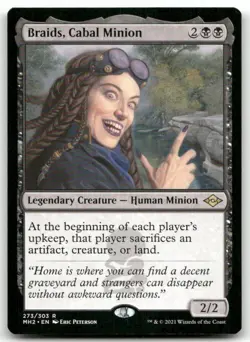 Braids, Cabal Minion #273 (NM) Modern Horizons 2 MH2 Magic MTG - Image 1