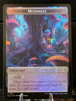 Elk Mutavault Double-Sided Token Lorwyn Eclipsed Foil - Image 2