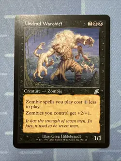 Magic the Gathering TCG Undead Warchief Scourge Regular 78/143 - Image 1