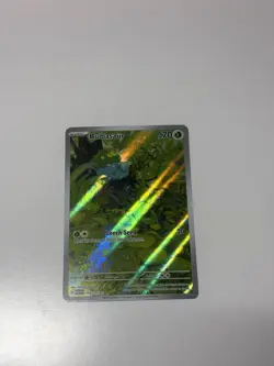Pokemon TCG Bulbasaur 166/165 Scarlet & Violet 151 Illustration Rare NM English - Image 1