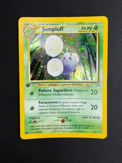 Pokemon Jumpluff 7/111 Neo Genesis Rara Holo Swirl Prima Edizione Wizards ITA - Image 1