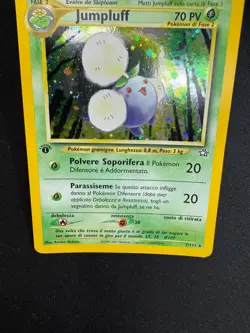 Pokemon Jumpluff 7/111 Neo Genesis Rara Holo Swirl Prima Edizione Wizards ITA - Image 3