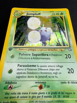 Pokemon Jumpluff 7/111 Neo Genesis Rara Holo Swirl Prima Edizione Wizards ITA - Image 4