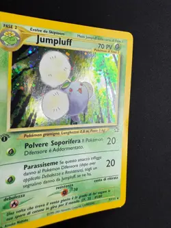 Pokemon Jumpluff 7/111 Neo Genesis Rara Holo Swirl Prima Edizione Wizards ITA - Image 5