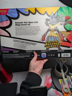 Pokemon Ascended Heroes Mega Lucario Premium Poster Collection Box Sealed - Image 2