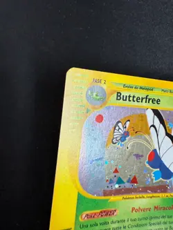 Pokemon Butterfree 5/165 Expedition Rara Holo Unlimited Wizards IT Carte Vintage - Image 5