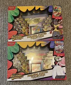 LOT OF 2 Pokemon Ascended Heroes Premium Poster Collection Gardevoir & Lucario - Image 1