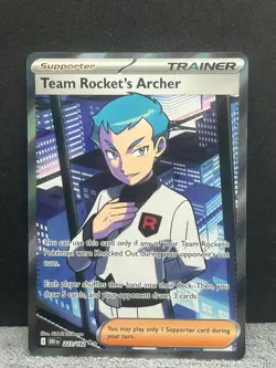 Team Rocket's Archer 223/182 Ultra Rare Destined Rivals Holo Near Mint - Image 1