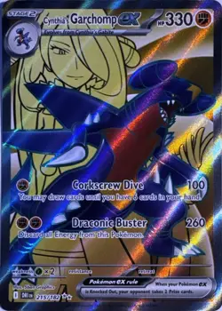 Cynthia's Garchomp ex 215/182 Ultra Rare Destined Rivals Pokemon Near Mint - Image 1