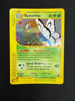 Pokemon Butterfree 5/165 Expedition Rare Holo Unlimited Wizards ENG Vintage Card - Image 1