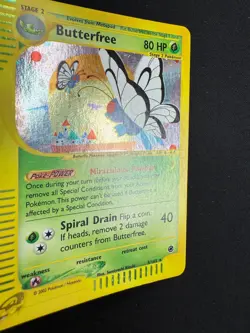 Pokemon Butterfree 5/165 Expedition Rare Holo Unlimited Wizards ENG Vintage Card - Image 5