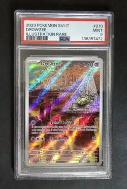 Pokemon - Drowzee 210/198 - Il. Rare - Scarlatto e Violetto (SVI IT) -PSA 9 MINT - Image 3