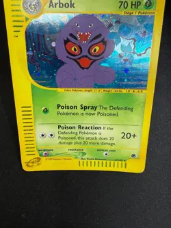 Pokemon Arbok 3/165 Expedition Rare Holo Unlimited Wizards ENG Vintage Cards - Image 3