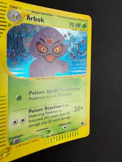 Pokemon Arbok 3/165 Expedition Rare Holo Unlimited Wizards ENG Vintage Cards - Image 5