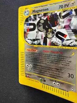 Pokemon Magneton H16/H32 Aquapolis Rara Holo Unlimited Wizards ITA Carte Vintage - Image 4