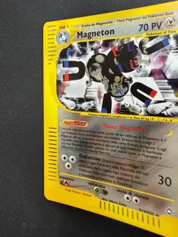 Pokemon Magneton H16/H32 Aquapolis Rara Holo Unlimited Wizards ITA Carte Vintage - Image 4