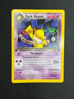 Pokemon Dark Hypno 26/82 Team Rocket Rara Prima Edizione Wizards ITA Vintage - Image 1