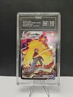 Graded TAG 10 Pikachu VMAX TG17/TG30 Lost Origin Pokemon - Image 1
